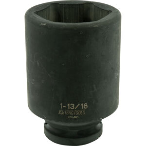 Teng 3/4" Dr 1-13/16"Impact Skt Ring 940258 Din Standard Design For Use With A Retaining Pin And Ring
Chrome Molybdenum For Use With Power Tools
Black Phosphate Finish For Easy Identification As An Impact Socket Accessory
Ring And Pin Fixing Hole On The Female End To Secure The Socket
Supplied With A Metal Socket Clip For Use With A Socket Rail
