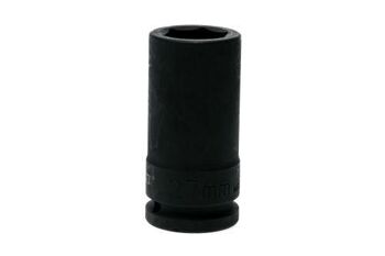Teng 3/4" Dr Deep Impact Socket 27Mm Dl627Ml 940627 Din Standard Design For Use With A Retaining Pin And Ring
Chrome Molybdenum For Use With Power Tools
Black Phosphate Finish For Easy Identification As An Impact Socket Accessory
Ring And Pin Fixing Hole On The Female End To Secure The Socket To The Air Gun