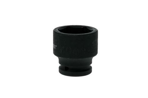 Teng 3/4" Dr Imp Socket 40Mm Din 940540 Din Standard Design For Use With A Retaining Pin And Ring
Chrome Molybdenum For Use With Power Tools
Black Phosphate Finish For Easy Identification As An Impact Socket Accessory
Ring And Pin Fixing Hole On The Female End To Secure The Socket