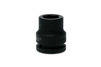 Teng 3/4" Dr Impact Socket 22Mm Dl622M 940522 Din Standard Design For Use With A Retaining Pin And Ring
Chrome Molybdenum For Use With Power Tools
Black Phosphate Finish For Easy Identification As An Impact Socket Accessory
Ring And Pin Fixing Hole On The Female End To Secure The Socket