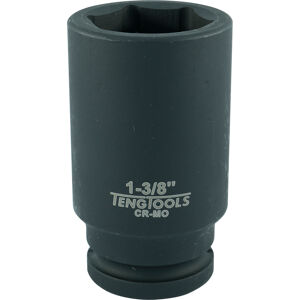 Teng 3/4" Drive Deep Impact Socket 1-3/8" 940244 Din Standard Design For Use With A Retaining Pin And Ring
Chrome Molybdenum For Use With Power Tools
Black Phosphate Finish For Easy Identification As An Impact Socket Accessory
Ring And Pin Fixing Hole On The Female End To Secure The Socket
Supplied With A Metal Socket Clip For Use With A Socket Rail