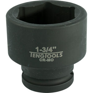 Teng 3/4" Drive Regular Impact Socket 1-3/4" 940156 Din Standard Design For Use With A Retaining Pin And Ring
Chrome Molybdenum For Use With Power Tools
Black Phosphate Finish For Easy Identification As An Impact Socket Accessory
Ring And Pin Fixing Hole On The Female End To Secure The Socket To The Air Gun
Supplied With A Metal Socket Clip For Use With A Socket Rail