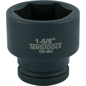 Teng 3/4" Drive Regular Impact Socket 1-5/8" 940152 Din Standard Design For Use With A Retaining Pin And Ring
Chrome Molybdenum For Use With Power Tools
Black Phosphate Finish For Easy Identification As An Impact Socket Accessory
Ring And Pin Fixing Hole On The Female End To Secure The Socket To The Air Gun
Supplied With A Metal Socket Clip For Use With A Socket Rail