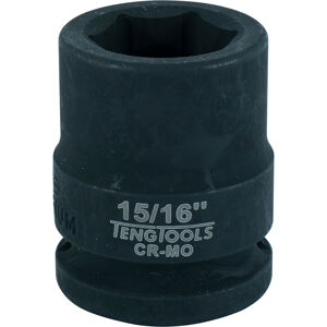 Teng 3/4" Drive Regular Impact Socket 15/16" 940130 Din Standard Design For Use With A Retaining Pin And Ring
Chrome Molybdenum For Use With Power Tools
Black Phosphate Finish For Easy Identification As An Impact Socket Accessory
Ring And Pin Fixing Hole On The Female End To Secure The Socket To The Air Gun
Supplied With A Metal Socket Clip For Use With A Socket Rail