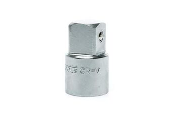 Teng 3/4" F To 1" M Adaptor M340085 Satin Finish For A Better Grip When Handling Sockets
Ball Bearing Socket Retainer On The Male End To Securely Grip The Socket
Supplied With A Metal Socket Clip For Use With A Socket Rail