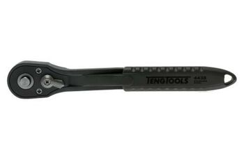 Teng 3/8" Dr 4430 Ratchet Handle 36T MS3800 Ideal For The Food, Medical, Aerospace And Marine Industries Or For Use In Any Acidic Environment
36 Teeth Giving 10 Degree Increments Between Clicks
Flip Reverse For Quickly And Easily Changing Between Tightening And Loosening
Quick Release For Easier Changing Between Different Sockets And Accessories