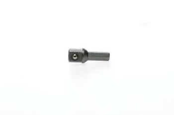 Teng 3/8" Dr 5/16" Hex Bit 980086 Chrome Molybdenum For Use With Power Tools
Ring And Pin Fixing Hole On The Female End To Secure The Adaptor To The Air Gun
Ball Bearing Socket Retainer On The Male End To Securely Grip The Impact Socket
Black Phosphate Finish For Easy Identification As An Impact Socket Accessory
Supplied With A Metal Socket Clip For Use With A Socket Rail