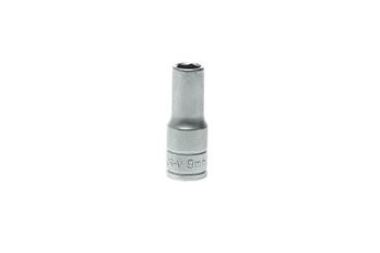 Teng 3/8" Dr Deep Socket 9Mm M380609 6 Point Single Hexagon Socket For A Better Grip
Long Sockets For Extra Reach
Chrome Vanadium
Satin Finish For A Better Grip When Handling The Socket
Ball Bearing Recess On The Female End To Grip The Ratchet
Designed And Manufactured To Din3120/3124 And Iso2725
Supplied With A Metal Socket Clip For Use With A Socket Rail