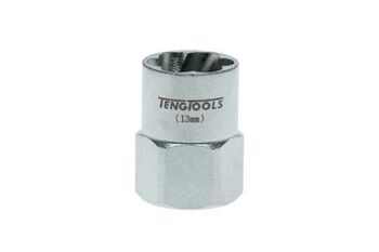 Teng 3/8" Dr Hex Extractor 13Mm ST38313 Designed For Removing Rounded Or Damaged Bolt Heads, Nuts And Studs
Use Together With A Ratchet And Accessories
Chrome Vanadium, Satin Finish