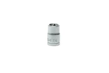 Teng 3/8" Dr Torx Socket E14 M380714 Satin Finish For A Better Grip When Handling The Socket
Ball Bearing Recess On The Female End To Grip The Ratchet
Designed For Use With Protruding Tx Head Screws
Supplied With A Metal Socket Clip For Use With A Socket Rail