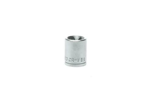 Teng 3/8" Dr Torx Socket E18 M380718 Satin Finish For A Better Grip When Handling The Socket
Ball Bearing Recess On The Female End To Grip The Ratchet
Designed For Use With Protruding Tx Head Screws
Supplied With A Metal Socket Clip For Use With A Socket Rail