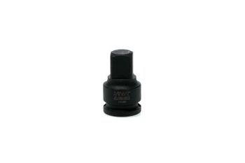 Teng 3/8" F To 1/2" M Impact Adaptor W/Ball 980036A Chrome Molybdenum For Use With Power Tools
Ring And Pin Fixing Hole On The Female End To Secure The Adaptor To The Air Gun
Ball Bearing Socket Retainer On The Male End To Securely Grip The Impact Socket
Black Phosphate Finish For Easy Identification As An Impact Socket Accessory
Supplied With A Metal Socket Clip For Use With A Socket Rail