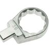 Teng 46Mm Ring Insert Tool 14 X 18Mm 690846 12 Point Bi-Hexagon Ring End For Easier Alignment To The Fastening
14 X 18Mm Rectangular Fitting
For Use With Quick Change Open End Torque Wrenches
Ideal For Use In Confined Spaces
Easy To Change
Satin Finish Chrome Vanadium Steel