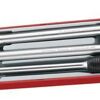 Teng 4 Pc 3/4" Dr Accessories Set Tc-Tray TTX3404 Socket Accessory Set
Quick Release And Twist Reverse Action For Easier Use
Sliding T Bar And Extension Bars Also Included
Designed And Manufactured To Din And Iso Standards