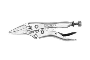 Teng 4" Long Nose Power Grip Pliers 404-4 Self Locking With Release Lever
With Locking Nut On Adjustment Knob For Pre-Setting, Ideal For Repeated Use
Wire Cutter And Crimper Function
Chrome Molybdenum