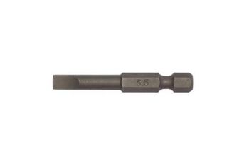 Teng 50Mm 1/4" Hex 1.0 X 5.5 Flat Bit 3 Pc FL5010A03 For Use With 1/4" Hex Drive Bit Holders And Accessories
Designed For Use With Slotted Type Screws And Fastenings
Designed And Manufactured To Din Iso 1173 & Din Iso 2351-1