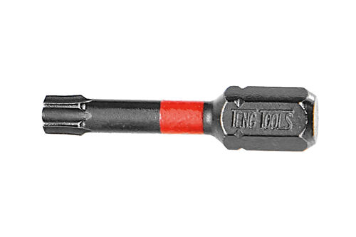 Teng 5Pc 1/4" Tx15 Impact Screwdriver Bit 30Mm TXP3001505 Designed For Higher Torsion
For Use With 1/4" Hex Drive Bit Holders And Accessories
Designed For Use With Fastenings With An Internal Tx Hole