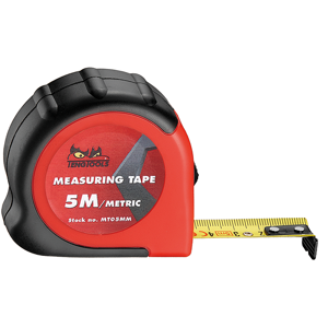 Teng 5 Metre Measuring Tape MT05MM Graduated In Mm Only
Abs Case For Durability
Rubberised Grip For A More Secure Grip Especially When Wet Or Oily
Tape Lock And Belt Clip For Secure Storage When Being Used
Power Return Tape For Automatic Rewinding
Aligning Hook For Internal/External Measurements
Designed And Manufactured To Cat Ii