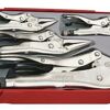 Teng 5 Pc Power Grip Pliers Set Tc-Tray TTVG05 All The Most Commonly Used Power Grip Pliers In One Set
Self Locking With Release Lever
With Locking Nut On Adjustment Knob For Pre-Setting, Ideal For Repeated Use
Wire Cutter And Crimper Function
Chrome Molybdenum