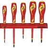 Teng 5 Pc Vde Screwdriver Set Wall Rack WRMDV05N Approved For Live Working Up To 1,000 Volts
Protective Insulation With Two Colours To Clearly Indicate If There Is Any Damage To The Insulation
Supplied With A Wall Rack For Fixing To The Wall Or A Workbench
Designed And Manufactured To Din5264, Din Iso 8764-1 And Iec60900 (En60900)