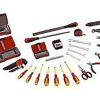 Teng 69 Pc Electronic Tool Set With Tc540 TC069D Tool Sets For Electricians Containing 69 Pieces. Supplied In Tool Boxes (Tcp445, Tcp445C And Tc540), Backpack (Tcsb) Or Tool Bags (Tcsb16 And Tcsb20).

620607 Open End Spanner 6 X 7Mm
620809 Open End Spanner 8 X 9Mm
621011 Open End Spanner 10 X 11Mm
621213 Open End Spanner 12 X 13Mm
T1423 23 Piece 1/4″ Socket Set
Mdv822 Insulated Screwdriver 3 X 100Mm
Mdv824 Insulated Screwdriver 4 X 100Mm
Mdv826 Insulated Screwdriver 5.5 X 125Mm
Mdv840 Insulated Screwdriver Ph0 X 60Mm
Mdv842 Insulated Screwdriver Ph1 X 80Mm
Mdv860 Insulated Screwdriver Pz0 X 60Mm
Mdv862 Insulated Screwdriver Pz2 X 80Mm
Tm708 8 Piece Mini Screwdriver Set
1479Mm 9 Piece Six Point Socket Set
Mb481-7 7″ Water Pump Pliers
497 5 1/2″ Electricians Shears
Mbm441 4 1/2″ Mini Side Cutters
Mbm464 5″ Mini Flat Nose Pliers With Side Cutter
Mbm461 5″ Mini Flat Nose Pliers
Mbm449 4 1/2″ Mini End Cutters
Cp51 9″ Cable Lug Pliers
Flft10 10″ Flat File
Flrd10 10″ Round File
Mt03Mm 3Mt Measuring Tape
Tm149 4 Piece “O” Ring Hook Kit
584 Led Torch With Clip
583M 34Cm Magnetic Bracelet