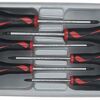 Teng 6 Pc Tx Screwdriver Set MD906N2 Tt-Mv Plus Steel Alloy For Greater Strength And Material Flexibilty
Ergonomically Designed Bi-Material Handle For Easy Use With Higher Torque And Faster Speed
Hole In The Handle For Hanging Or For Use As A T Handle For Extra Torque Or With A Fall Protection Wire If Needed
The Handle Is Moulded Around The Blade To Ensure Straightness And To Allow Larger Blade Wings Which Give A Higher Torque Capacity
Supplied In A Full Colour Display Box With Ps Tray