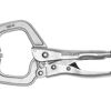 Teng 6" C Clamp Power Grip Pliers Self Lock 406-6SP Self Locking With Release Lever
With Locking Nut On Adjustment Knob For Pre-Setting, Ideal For Repeated Use
Chrome Vanadium With Nickel Plating