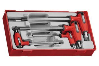 Teng 7Pc Hex T-Handle Set Tc-Tray TTHEX7S Regular Hex End On The Short And Long Arms Gives The Ability To Apply Higher Torque
Removable Lid And Dove Tail Joints