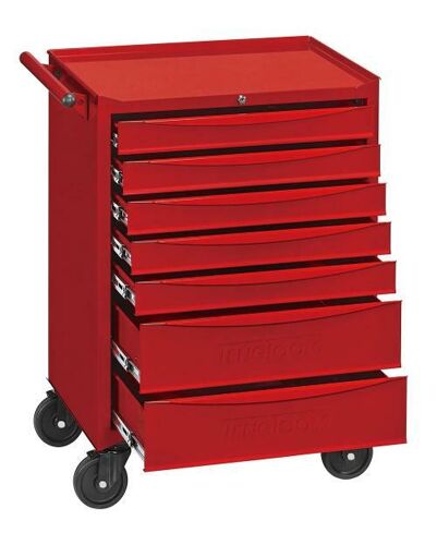 Teng 7 Drawer Wagon TCW707EV Five 75Mm Deep Drawers And Two 150Mm Deep For Storing Larger Items
Each Drawer Is Suitable For Holding 4 Tengtools Tt Trays Plus A Ttx Tray
Drawers Have Ball Bearing Slides For A Smoother And More Reliable Opening And Closing Action
Use With The Tengtools Get Organised System To Build Your Ultimate Tool Kit