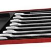 Teng 7 Pc Af Spanner Set Tc-Tray TTX2640 Chrome Vanadium, Satin Finish
Off Set At 15° For Easier Use On Flat Surfaces
Tengtools Hip Grip Design For Contact With The Flat Side Of The Fastening
Designed And Manufactured To Din3113A
