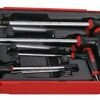 Teng 7 Pc Hex T-Handle Set Af Tc-Tray TTHEX7AF Ball Point End On The Long Key End Giving Access At Angles Of Up To 25°
Regular Hex End On The Short And Long Arms Gives The Ability To Apply Higher Torque
Removable Lid And Dove Tail Joints