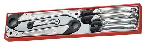 Teng 7 Pc Quick Wrench Mm Spanner Set TTXQRS07 Special Design For Loosening And Tightening Pipe And Hose Couplings
Ideal For Use In Confined Spaces
Ring End Has A Clever Design So That It Opens Up Easily To Access The Nut On The Coupling