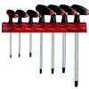 Teng 7 Pc T Handle Ball Hex Drivers Wall Rack Af WRHEX07AF Ball Point End On The Long Key End Giving Access At Angles Of Up To 25°
Regular Hex End On The Short Arm To Apply Higher Torque To Stubborn Fastenings
Supplied With A Wall Rack For Fixing To The Wall Or A Workbench
Template And Fixings Included
