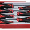Teng 7 Pc Tx Screwdriver Set Tc-Tray TT917TXN Tt-Mv Plus Steel Alloy For Greater Strength And Material Flexibilty
Ergonomically Designed Bi-Material Handle For Easy Use With Higher Torque
Hanging Hole In The Handle For Use As A T Handle Or With A Fall Protection Wire
The Handle Is Moulded Around The Blade To Give A Higher Torque Capacity
