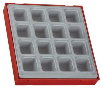 Teng Add On Double Tc-Tray With 16 Compartments TTD02 Storage Tray With 16 Compartments
Ideal For Storing Small Components And Consumables
Removable Lid And Dove Tail Joints