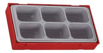Teng Add On Tc-Tray With 6 Compartments TT04 Storage Tray With 6 Compartments
Ideal For Storing Small Components And Consumables
Removable Lid And Dove Tail Joints