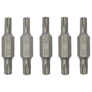 Teng Bit Double Ended Tx20 X Tx25 5 Piece TXX32202505 For Use With Fastenings With An Internal Tx Type Hole
Ideal For Use With Rechargeable And Electric Screwdrivers
Designed And Manufactured To Din Iso 1173