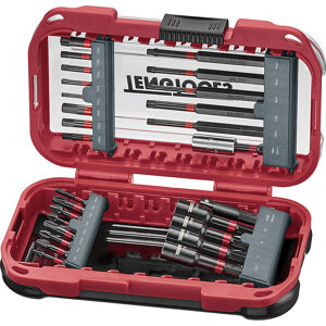 Teng Bits Set Impact 27 Pieces TBBSI27 27 Piece Impact Bit Set
Designed For Higher Torsion
Includes A Comprehensive Range Of Impact Bits And Accessories
Supplied In The Unique Tengtools Bits Box
A Sliding Lock System Helps Keep The Contents Secure