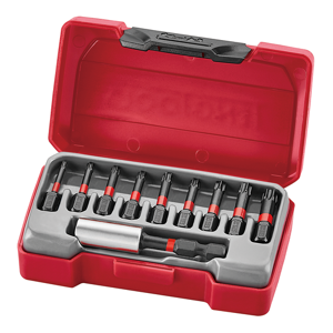 Teng Bits Set Impact Tx 10 Pcs TMTX10 New Design Impact Bits And Adaptors For Higher Torsion
Suitable For Use With Impact Power Tools
Supplied In The Unique Tengtools Bits Box With A Click Lock Lid
Small Enough To Easily Fit In The Pocket