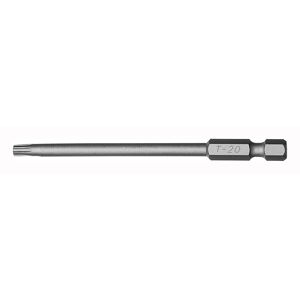 Teng Bits Tx20 89Mm TX8902001 For Use With 1/4" Hex Drive Bit Holders And Accessories
Designed For Use With Fastenings With An Internal Tx Type Hole
Designed And Manufactured To Din Iso 1173