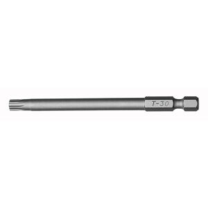 Teng Bits Tx30 89Mm TX8903001 For Use With 1/4" Hex Drive Bit Holders And Accessories
Designed For Use With Fastenings With An Internal Tx Type Hole
Designed And Manufactured To Din Iso 1173