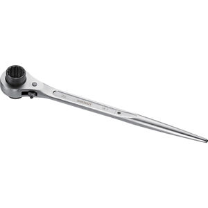 Teng Construction Ratchet Spanner 27X30Mm PGW2730 For Use In Construction
Ideal For Scaffolding, Pallet Racking, Shelving Systems And Metal Panel Erection
2 Sizes In One With 12 Point Double Ended Sockets
32 Teeth For Extra Strength And Use In Outdoor Sites
Flip Reverse For Quickly Changing Between Tightening And Loosening
Tapered Podger Style Handle For Aligning Holes Prior To Fixing
Hole In The Handle For Use With A Fall Protection Wire