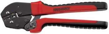 Teng Crimping Plier 0.75 - 6.00Mm CP58 Compound Ratchet Action Giving 30% Extra Strength
Suitable For Use With Red, Blue And Yellow Insulated Terminals And Connectors
Automatic Locking Mechanism To Ensure A Consistent And Correct Crimping Action
Release Function