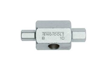 Teng Drain Plug Key 8Mm-10Mm Hex DP0810 Double Ended Design To Give 2 Tools In 1
For Drain Plugs On Engines And Gear Boxes
Use With A T Bar Or A 21Mm Socket Or Wrench