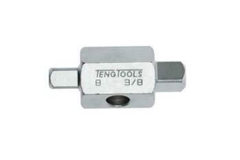Teng Drain Plug Key 8Mm-3/8"Square DP0812 Double Ended Design To Give 2 Tools In 1
For Drain Plugs On Engines And Gear Boxes
Use With A T Bar Or A 21Mm Socket Or Wrench