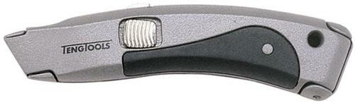 Teng Ergo Utility Knife 710N Ergonomically Designed Handle With Soft Non Slip Grip Area
Retractable 3 Step Blade For Safer Use And Storage
Storage For Spare Blades With Quick Opening And Closing Action
Supplied With 2 Spare Tengtools Blades