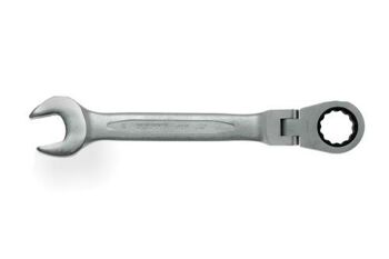 Teng Flex Ratchet Combination Spanner 19Mm 600519RF A Ratcheting Ring And Open Ended Spanner With The Same Size At Each End
Tengtools Hip Grip Design On The Ring End For Contact With The Flat Side Of The Fastening
72 Teeth Ratchet Spanners Giving A 5° Increment Between Clicks
Reversible Ratchet Mechanism
Ideal For Rapid Tightening And Loosening Of Fastenings
Chrome Vanadium Satin Finish
Designed And Manufactured To Din Iso 1711-1 And Din 3113A
