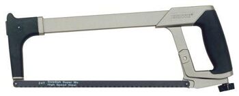 Teng Hacksaw Frame With Blade 701 Ergonomically Designed Aluminium Handle For A Better Grip
12" Swedish Steel M2 Hss 24 Tpi Blade For Consistent Quality
Includes Facility For Presetting At A 45° Or 90° Cutting Angles
Key Hole Saw Facility For Cutting In To Holes
Includes Storage Space For Extra Blades In The Handle