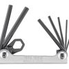 Teng Hex Key Folding 7Pc 1/16-7/32  1471AF Chrome Vanadium Steel With A Black Finish
Retractable Keys Held In A Fold Up Chromed Holder
Features A Fold Out Ring Connector For Use With A Safety Wire For Added Security When Working At Heights