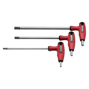 Teng Hex Key T Handle 2.5Mm 5106025 Ball Point End On The Long Key End Giving Access At Angles Of Up To 25°
Ideal For Use In Confined Spaces
Regular Hex End On The Short Arm Giving The Ability To Apply Higher Torque
Manufactured In Chrome Molybdenum For Extra Strength
Ergonomically Designed Bi-Material Handle For Easy Use With Higher Torque
Hole In The Handle For Hanging Or For Use With A Fall Protection Wire
